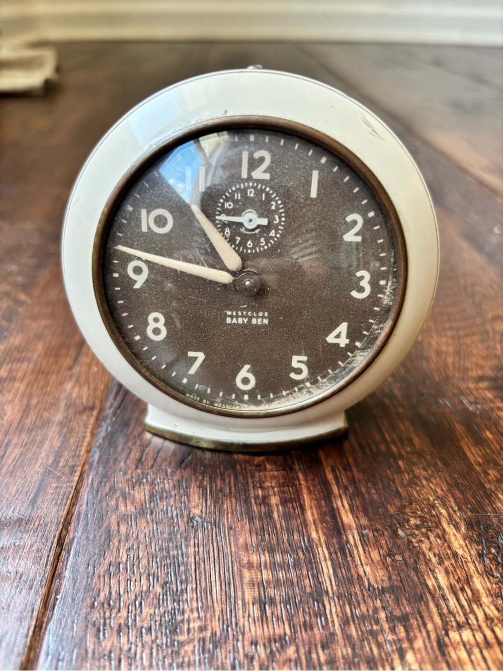 Vintage Westclox Baby Ben Windup Alarm Clock Model 61 V 1A 1940's MCM (6300)